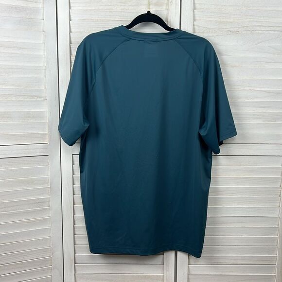 Prana Men's Teal Workout Sun Swim Shirt Large - Picture 6 of 11